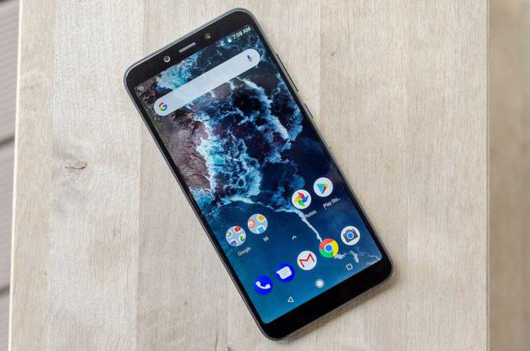 thiết kế của mẫu Xiaomi Mi A2