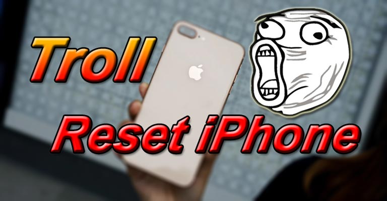 Troll bạn bè bằng cách reset iPhone chỉ bằng một đường link